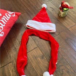 Santa hat and scarf